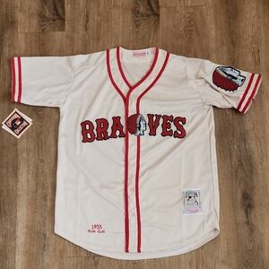 Babe Ruth 1935 BOSTON BRAVES THROWBACK MENS FULLY STITCHED NEW